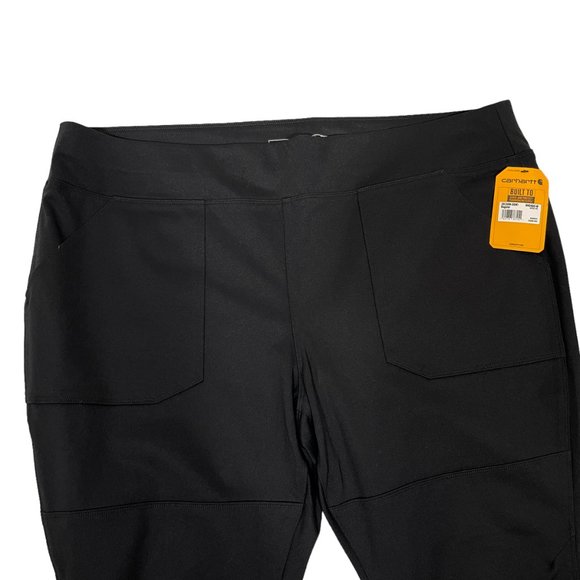 Carhartt Force Fitted Midweight Utility Legging Womens 3X Black Stretch Work - Picture 6 of 10
